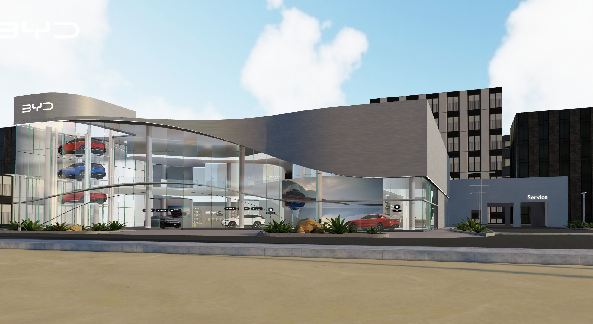 BYD World – Showroom