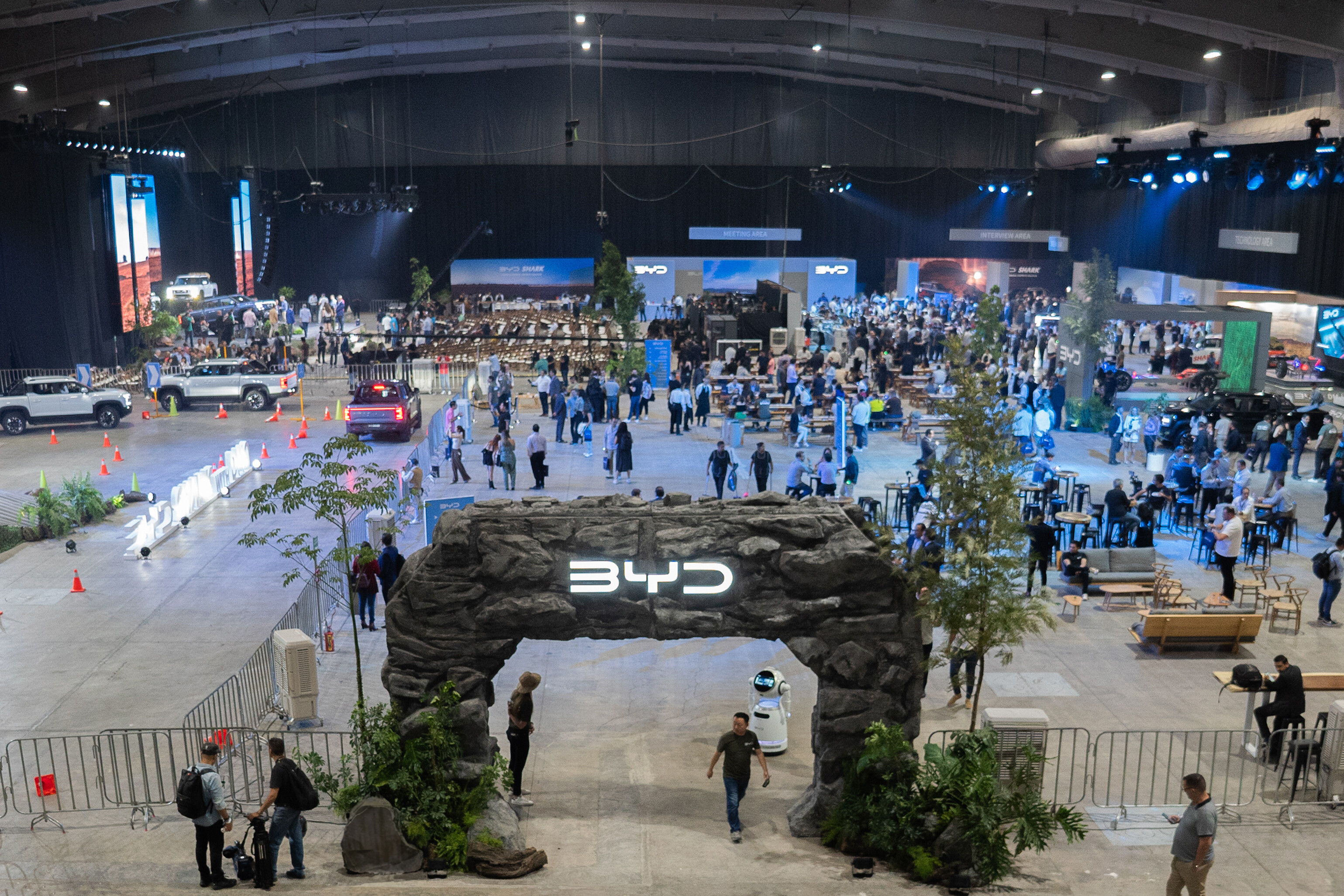 BYD SHARK Launch Venue in Mexico City