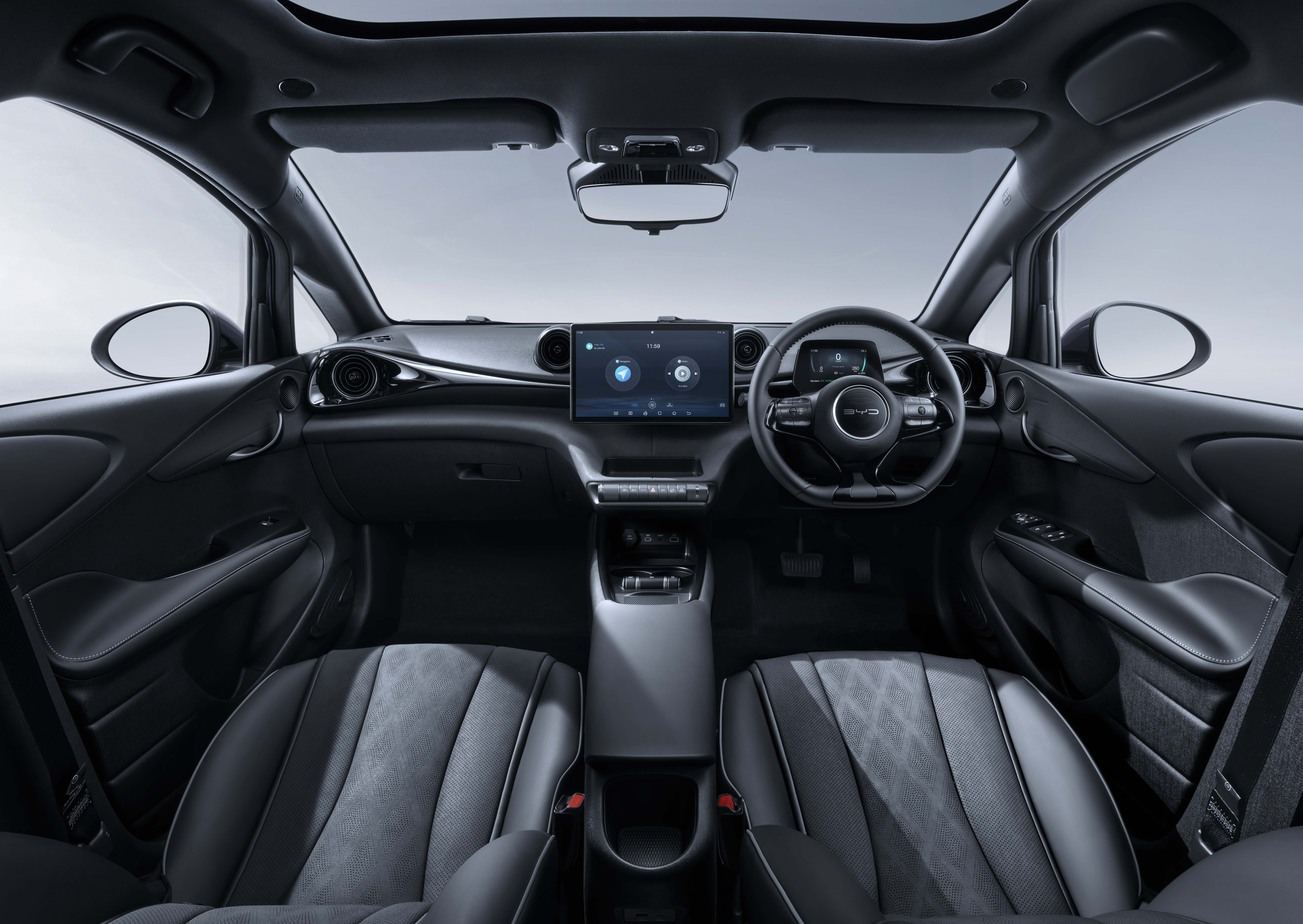 BYD DOLPHIN Interior Front Row View