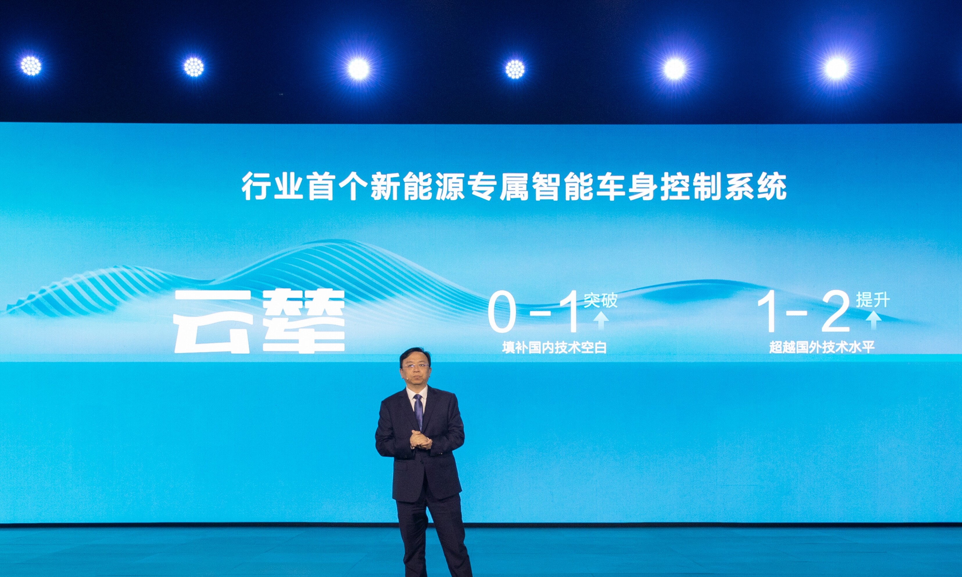 BYD Chairman Wang Chuanfu introduces the BYD DiSus Intelligent Body Control System