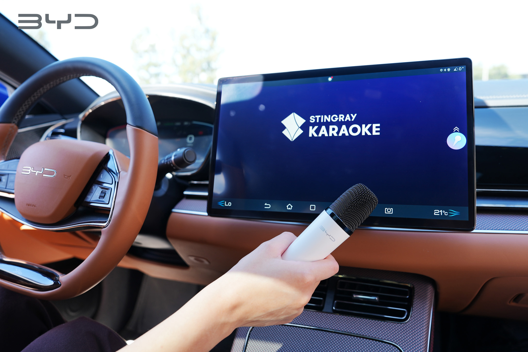 BYD Stingray In-Car Karaoke App