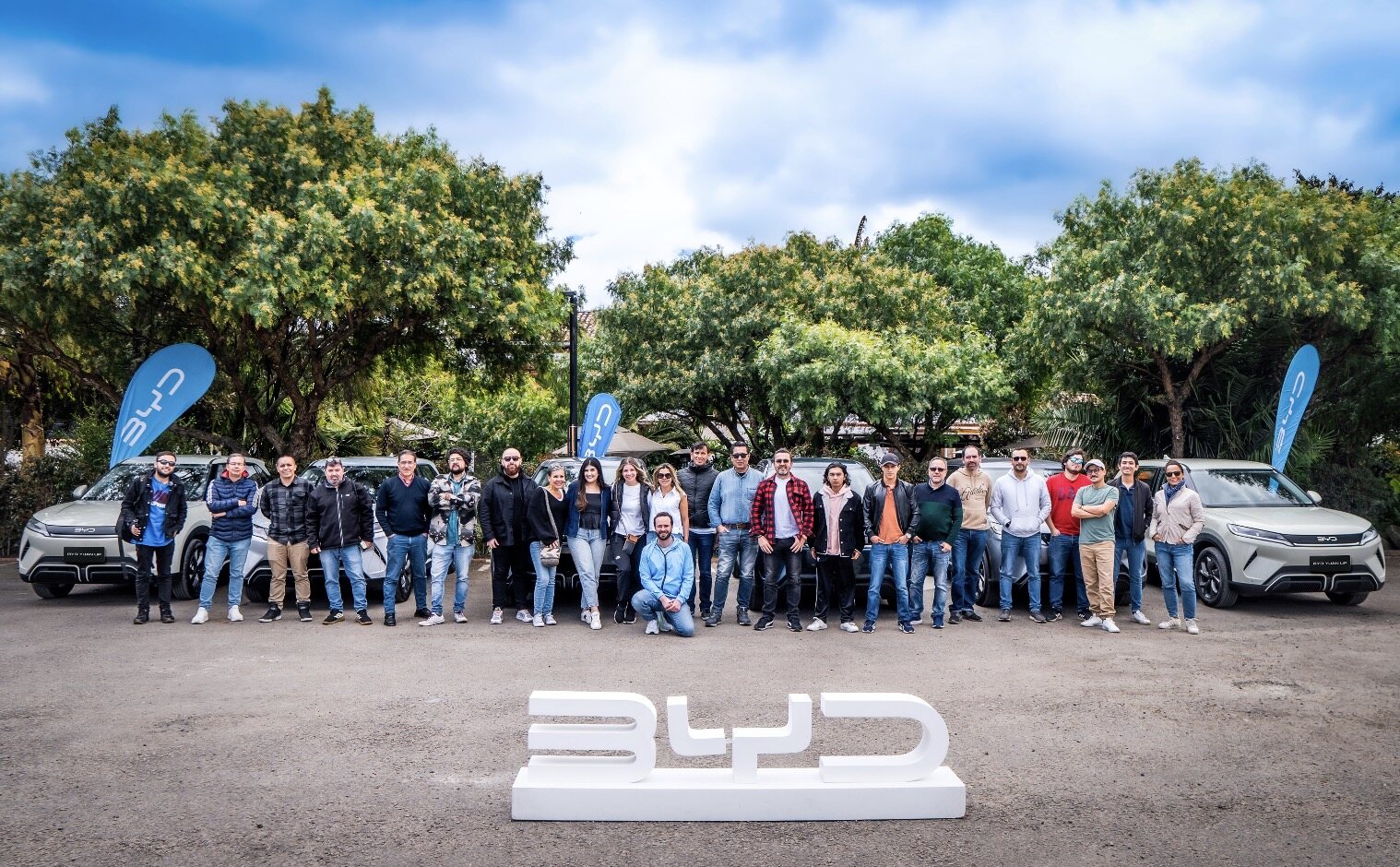 BYD YUAN UP Test drive event