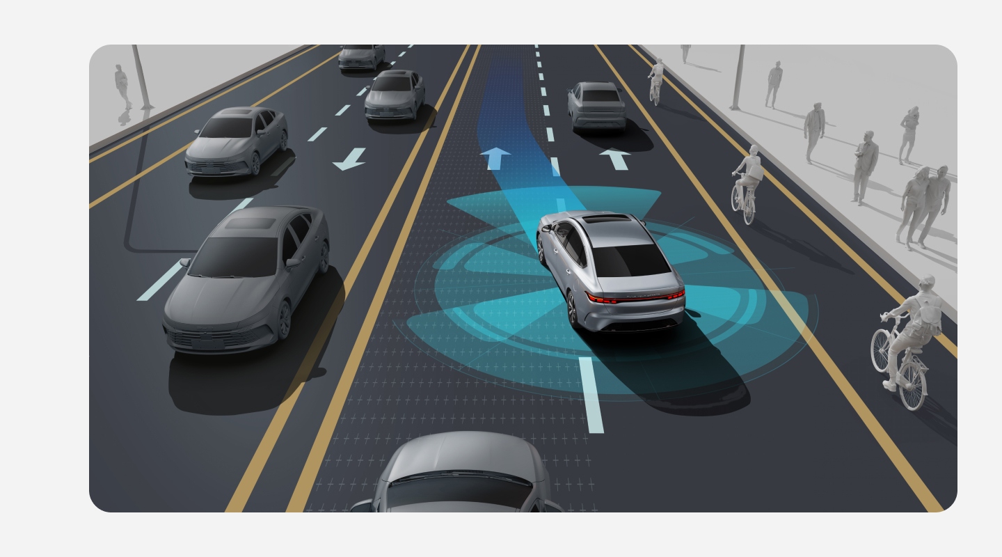 Ассистент движения BYD с интеллектуальной поддержкой