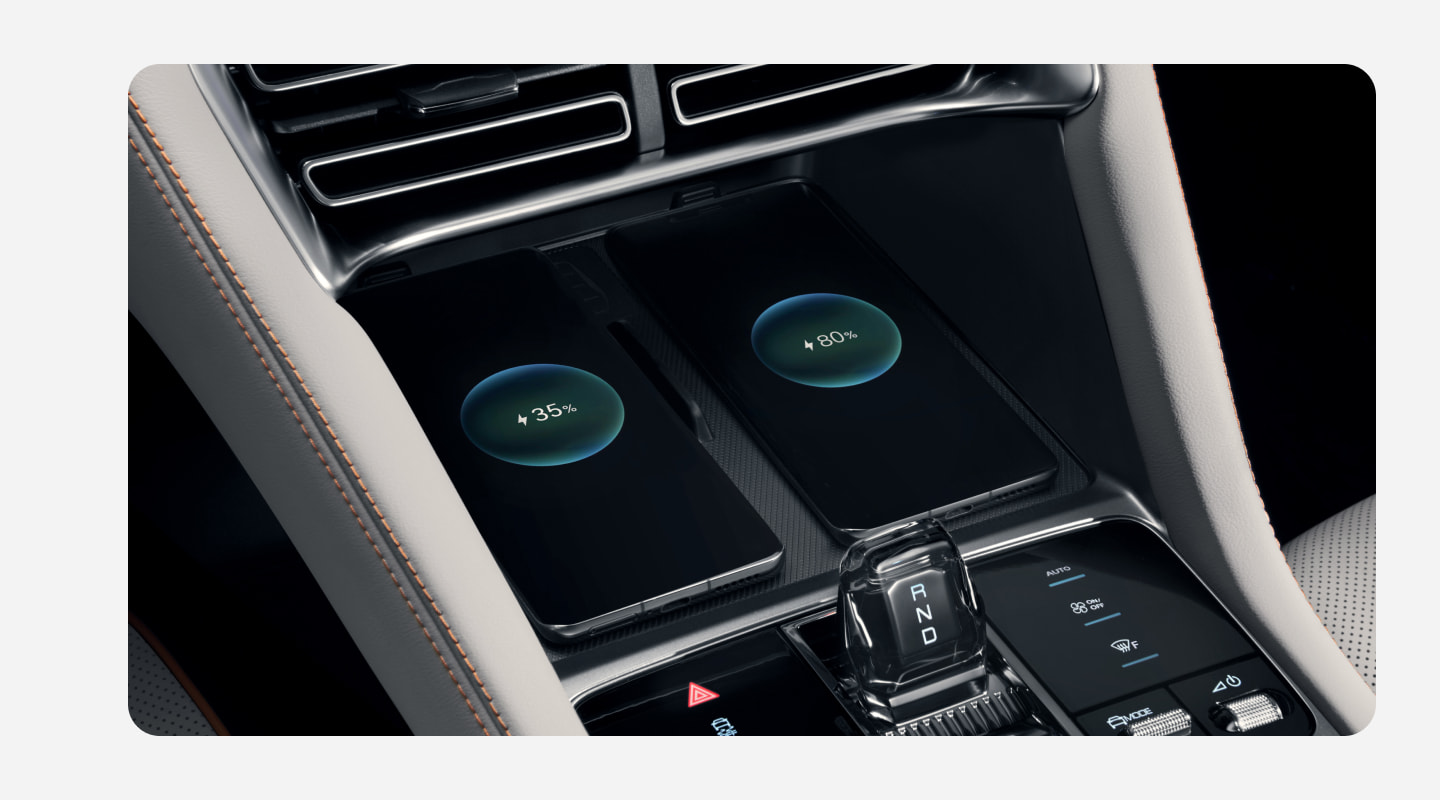 Двойное беспроводное зарядное устройство для мобильных телефонов мощностью 15 Вт.