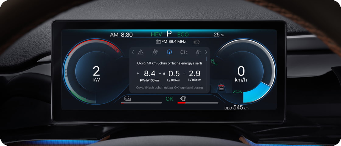 BYD SONG PRO DM-I Champion Интерьер