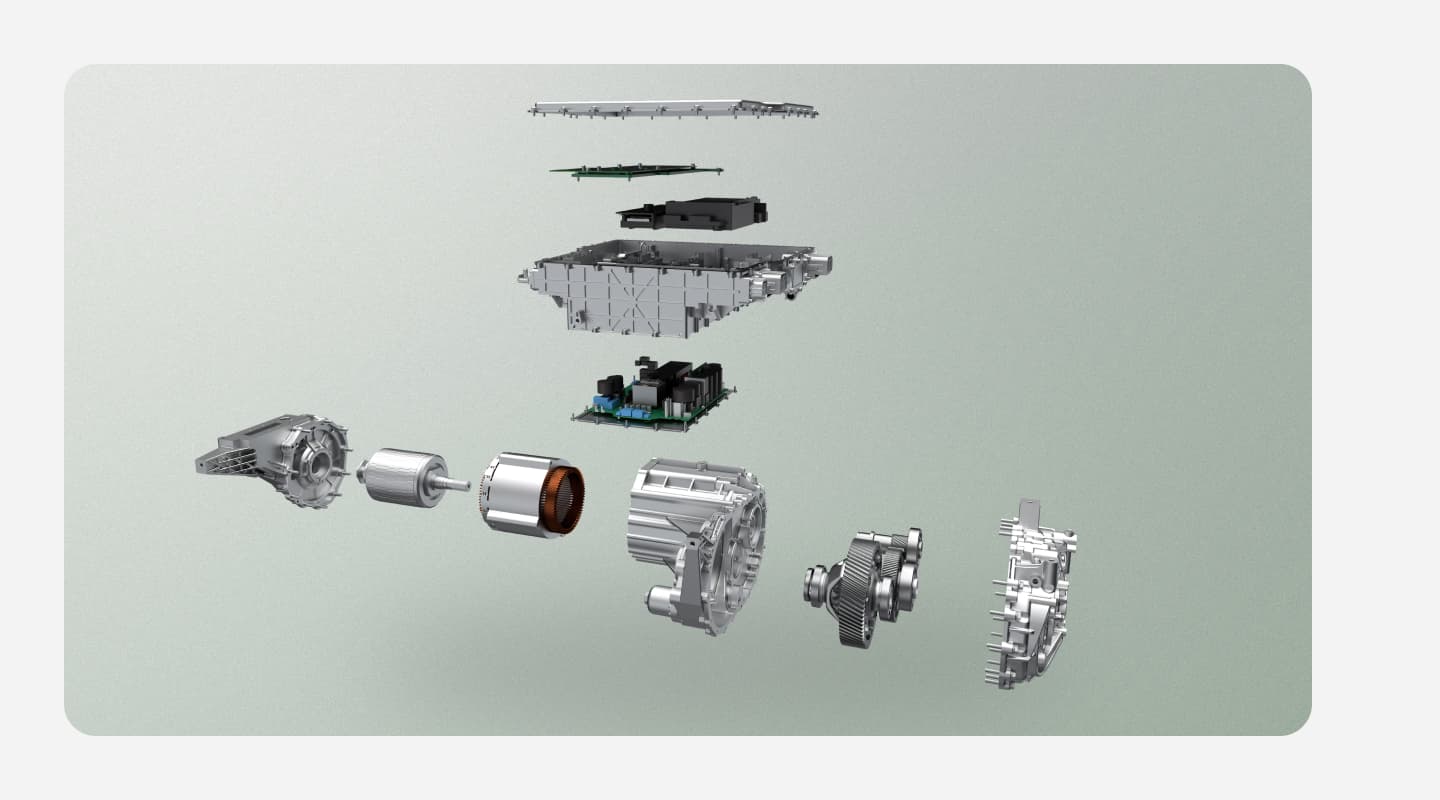 Электрическая трансмиссия 8-в-1