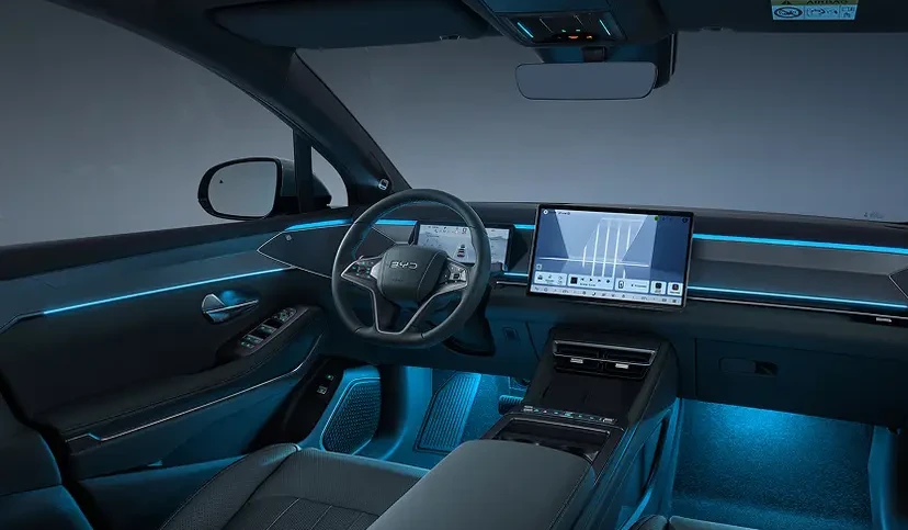 The cockpit, an immersive future-like experience.